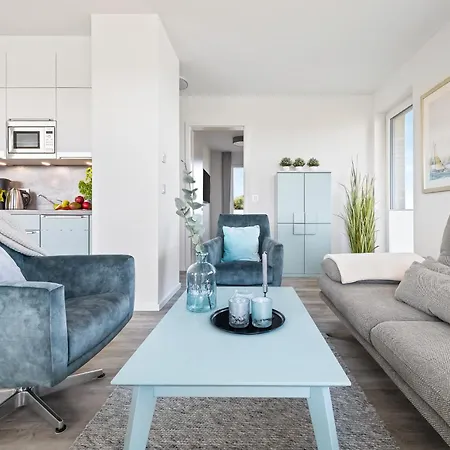 Beachterracefour- Eg, Meerblick, Terrasse, Kamin, Sauna *