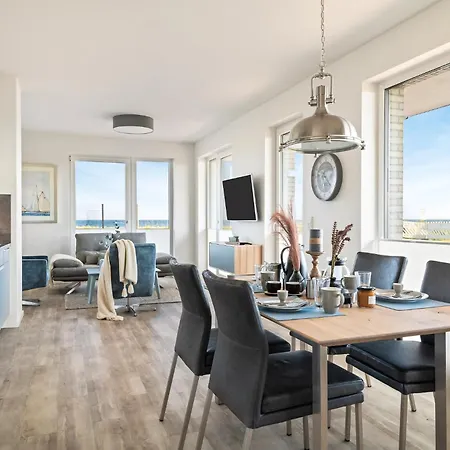 Lägenhet Beachterracefour- Eg, Meerblick, Terrasse, Kamin, Sauna