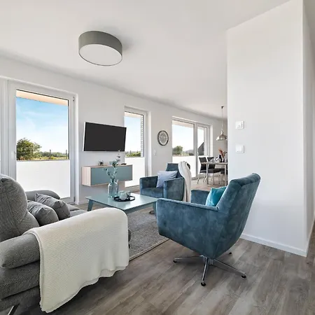 Lägenhet Beachterracefour- Eg, Meerblick, Terrasse, Kamin, Sauna *