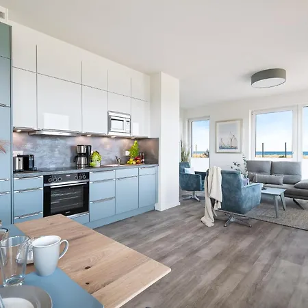 Beachterracefour- Eg, Meerblick, Terrasse, Kamin, Sauna *