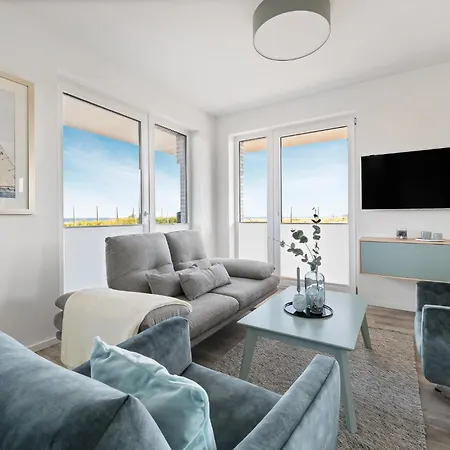 Beachterracefour- Eg, Meerblick, Terrasse, Kamin, Sauna