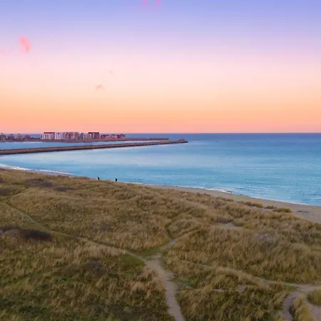 Beachterracefour- Eg, Meerblick, Terrasse, Kamin, Sauna Daire