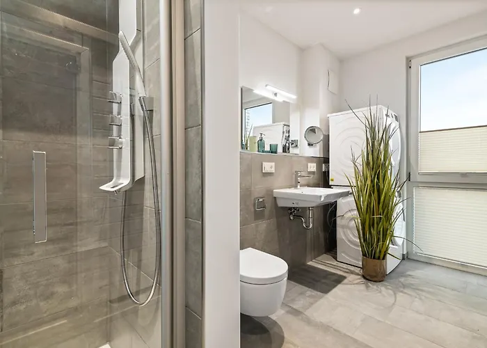 Beachterracefour- Eg, Meerblick, Terrasse, Kamin, Sauna Appartement Olpenitz