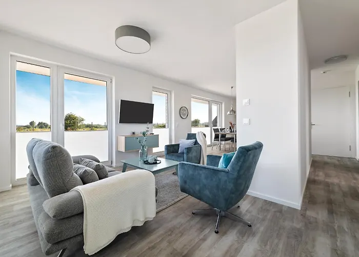 Appartement Beachterracefour- Eg, Meerblick, Terrasse, Kamin, Sauna *