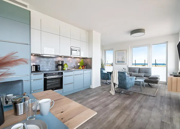 Beachterracefour- Eg, Meerblick, Terrasse, Kamin, Sauna *