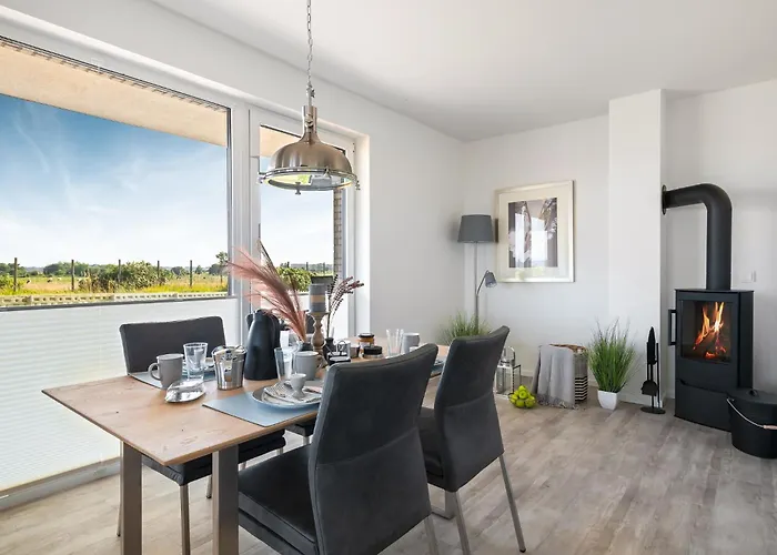 Beachterracefour- Eg, Meerblick, Terrasse, Kamin, Sauna Olpenitz